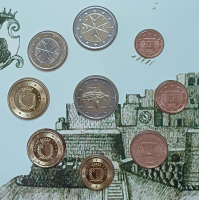 KMS Malta 2024 1Cent - 2Euro + 2Euro Cittadella Gozo   im Blister