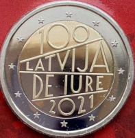 2 Euro LETTLAND - 2021