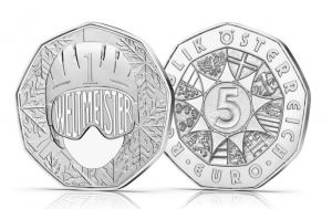 5 Euro Silber Österreich 2025 Hgh - Weltmeister / ab 16. Oktober