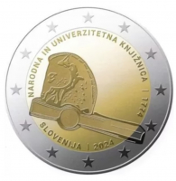 2 Euro Slowenien - 2024 Nationalbibliothek