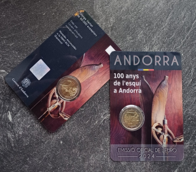 2 Euro ANDORRA - 2024 - Ski in Andorra